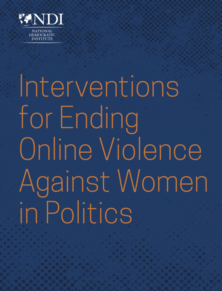 Interventions for ending online violence against women in politics